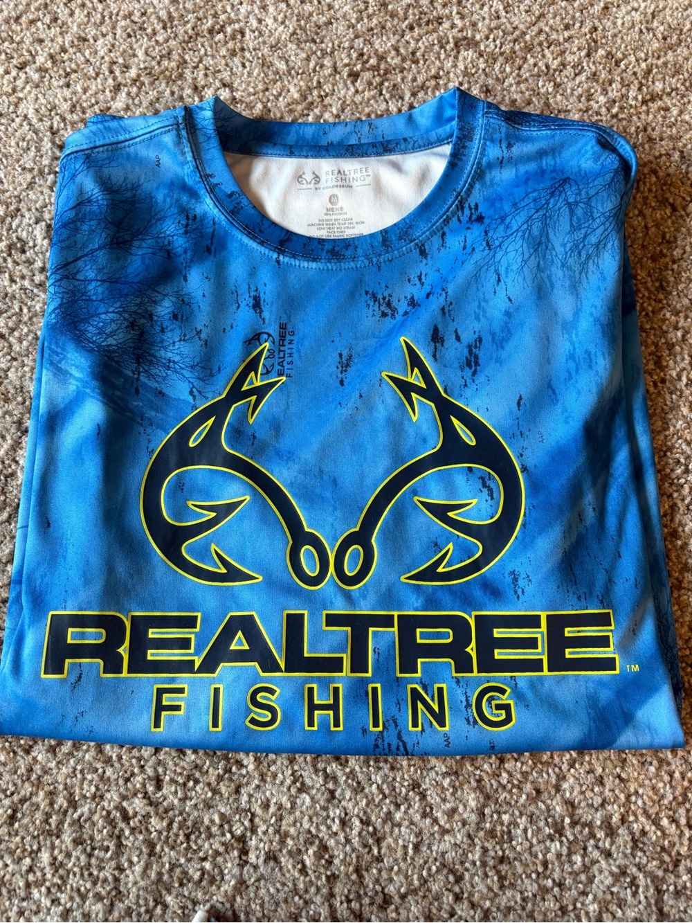 Realtree Fishing Blue Graphic Tee